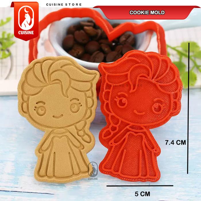 Gambar Cetakan Kue Kering Sanrio Cookie Cutter Biskuit Cetakan Nugget Bento Karakter Astronot Frozen Hewan Lucu ISI 8Pcs Motif Berbeda Bahan Plastik Food Grade untuk Bekal Sekolah Anak dan Acara Ulang Tahun Kitchenware - Elsa Frozen dari Cuisine Store undefined Tokopedia