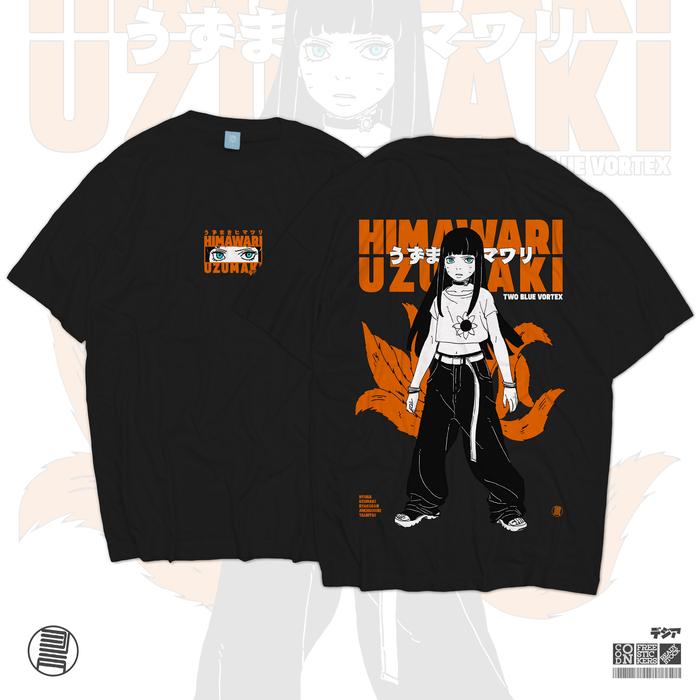 Gambar Kaos Himawari Uzumaki Naruto Boruto Kyuubi Kurama Jinchuuriki Baju DJA - Hitam, 3XS dari DJA CLOTH undefined Tokopedia