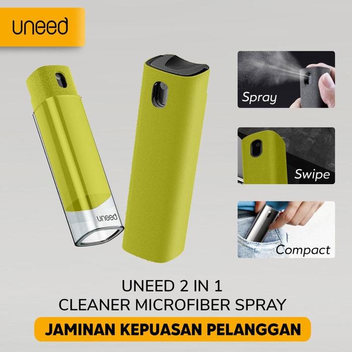 Gambar UNEED LCD Screen Cleaner with Microfiber Pembersih Layar for - Green dari andanipratani undefined Tokopedia