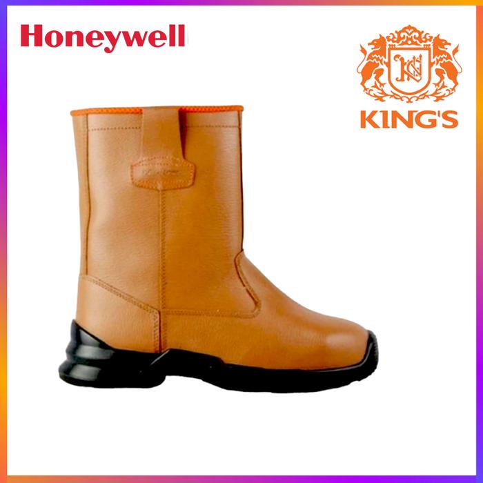 Gambar Sepatu Safety King Original KWD 205 & KWD 301 - 301 Hitam, 42(8) dari CV. SAFETY GLOBAL BANJARMASIN undefined 3 Tokopedia