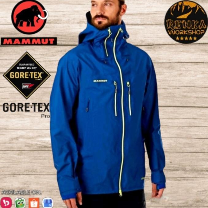 Gambar Mammut Alvier HS Hooded GTX Pro Jacket - Ultramarine Blue - M dari ruko rangga undefined Tokopedia