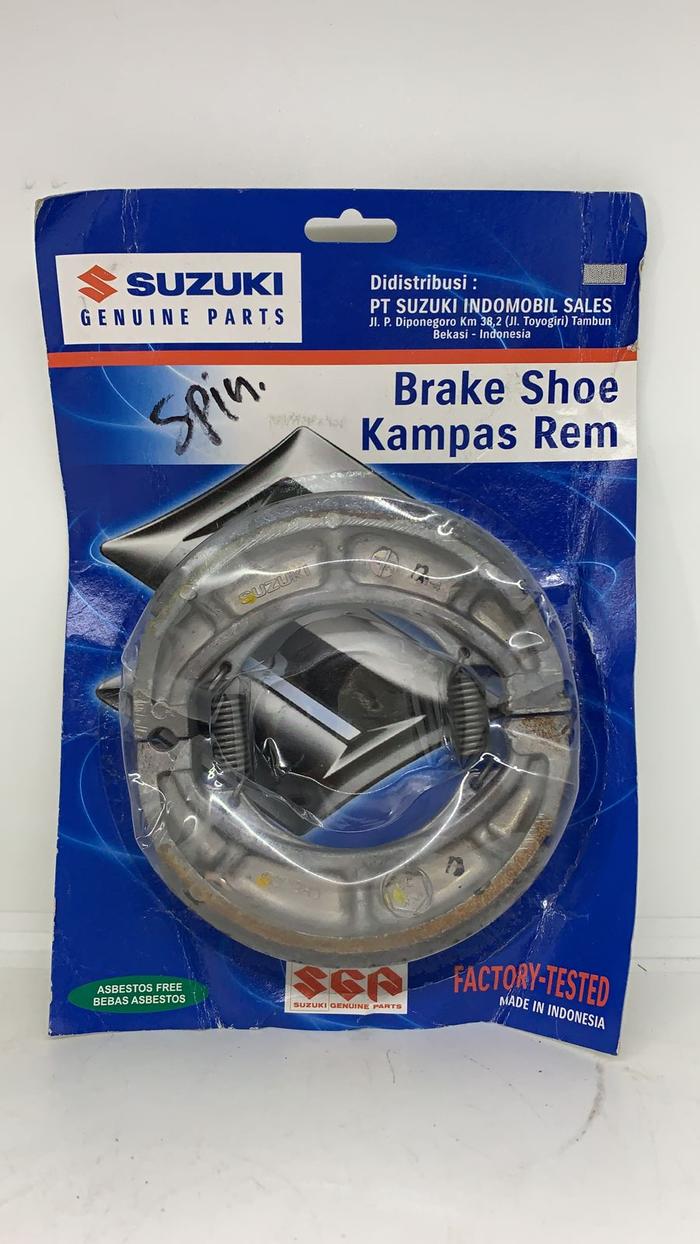 Gambar Kampas Rem Tromol Matic Suzuki Spin , Skywave , Skydrive , Nex , Let's & Motor Thunder Suzuki Genuine Part - Spin dari Makmur Jaya Motor Pasar Minggu undefined Tokopedia