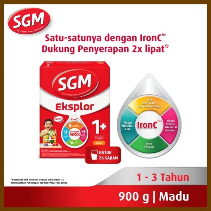 Gambar SGM Eksplor 1 Plus 900 Gram Madu Dengan IronC Susu Pertumbuhan Rasa madu 900 GR dari Ananta coffee undefined Tokopedia