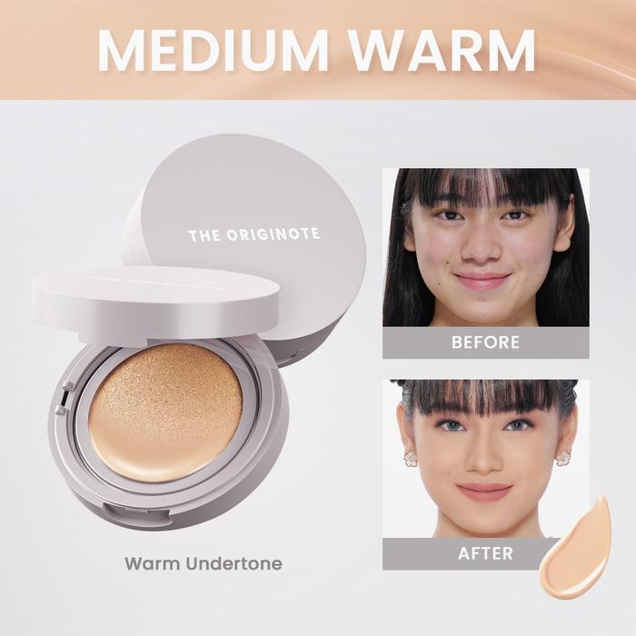 Gambar The Originote High Cover Serum Cushion 13 gram - medium warm dari MYU Cosmetic undefined Tokopedia