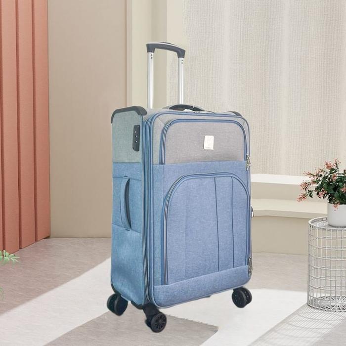 Gambar MEXICAN TYPE A918 Luxury Waterproof Luggage Set 100 % Import - A935-BIRU, 20 INCHI dari Mexican Official store undefined Tokopedia