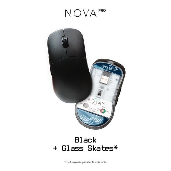 Gambar PRESS PLAY / PRESSPLAY NOVA PRO LIGHTWEIGHT WIRELESS GAMING MOUSE - Black, Mousepad dari phonik77 undefined Tokopedia