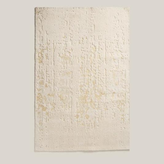 Gambar Karpet Luxury Hand Tufted Modern Art Rug Abstract Golden Cloud Theme - 160 x 230 cm dari Hexa Home Indonesia undefined Tokopedia