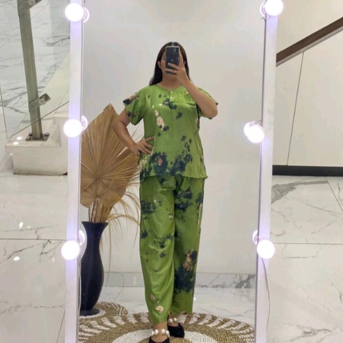 Gambar Baju Tidur Piyama Wanita Dewasa Katun - 7 dari Lapak Perlengkapan undefined Tokopedia