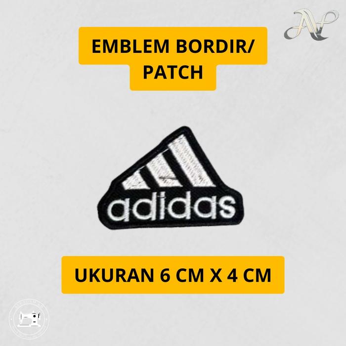 Gambar Emblem Bordir Patch Logo Adidas dari Seragam Ku Official undefined Tokopedia