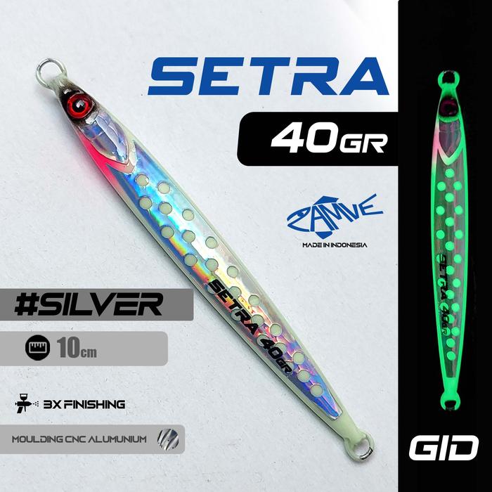 Gambar Metal Jig Polkadot Zamve Setra 40Gr Metal Jig 40Gr Metal Jig 40Gram - Silver dari Sagara Pancing undefined Tokopedia