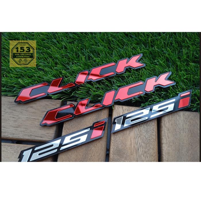 Gambar 1 SET 4PCS Emblem Honda Click 125i 150i - MERAH 125i dari OneFiveThree Automotive undefined Tokopedia