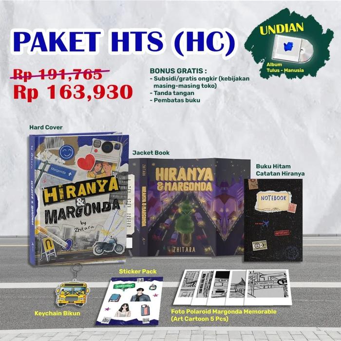 Gambar Buku Novel - Hiranya & Margonda - Zhitara - Bumifiksi - Hts HC dari bumifiksijakarta undefined Tokopedia