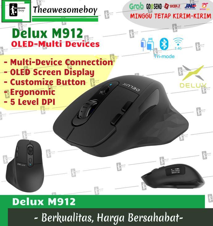 Gambar RAPOO MT750 BLUETOOTH WIRELESS MOUSE MULTI DEVICE LOGITECH MX KILLER - Delux M912 dari KZRTOKO15 undefined Tokopedia