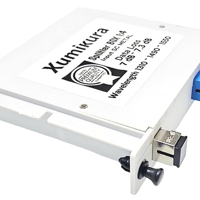 Gambar XUMIKURA Splitter BOX - 1:4 Box dari RAYA NETWORK PERMATA undefined Tokopedia