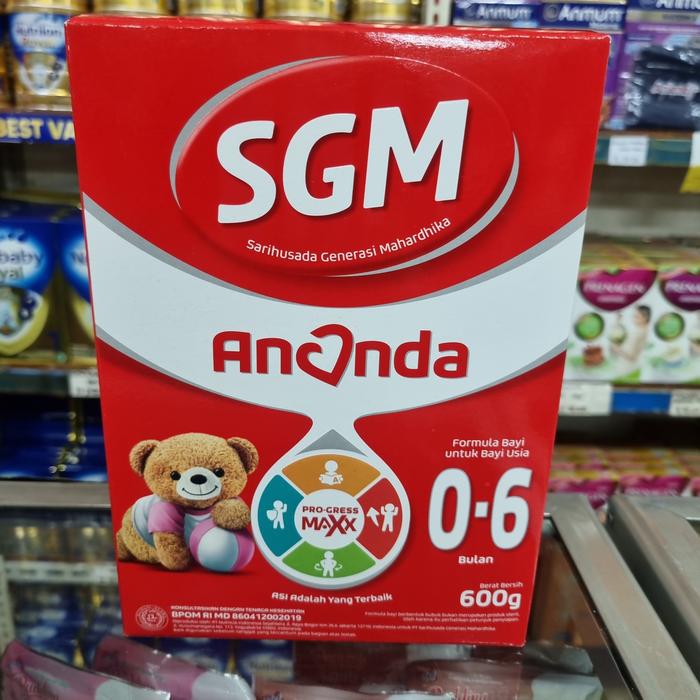 Gambar Susu SGM Ananda 0-6 bulan 600g.Exp.2025.06.03 dari Standar Jagakarsa undefined Tokopedia