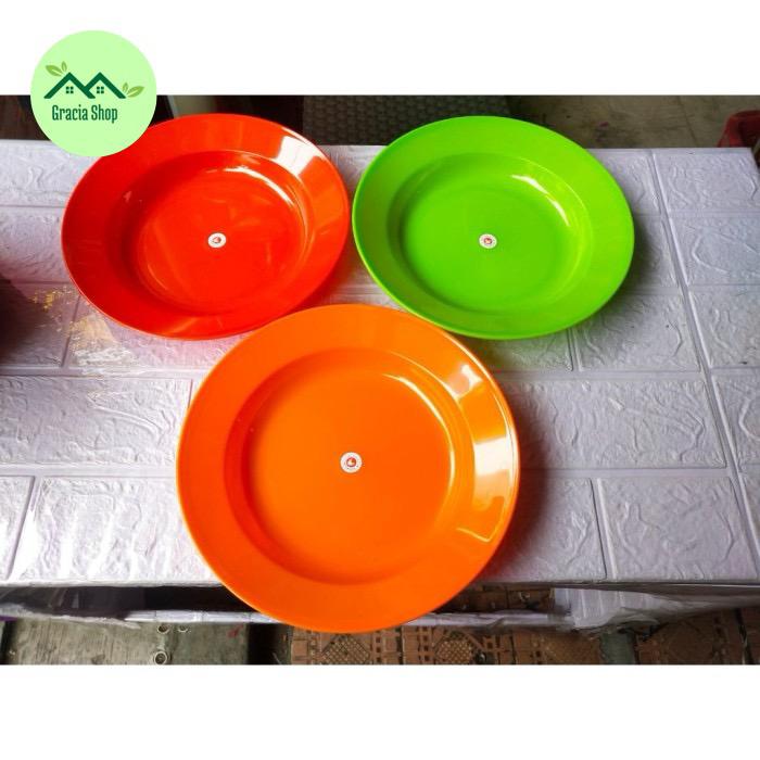 Gambar Piring Makan 9" Lucky Points Saji Mika Semi Melamine Plastik 9 inch - Random dari GraciaOnShop undefined Tokopedia