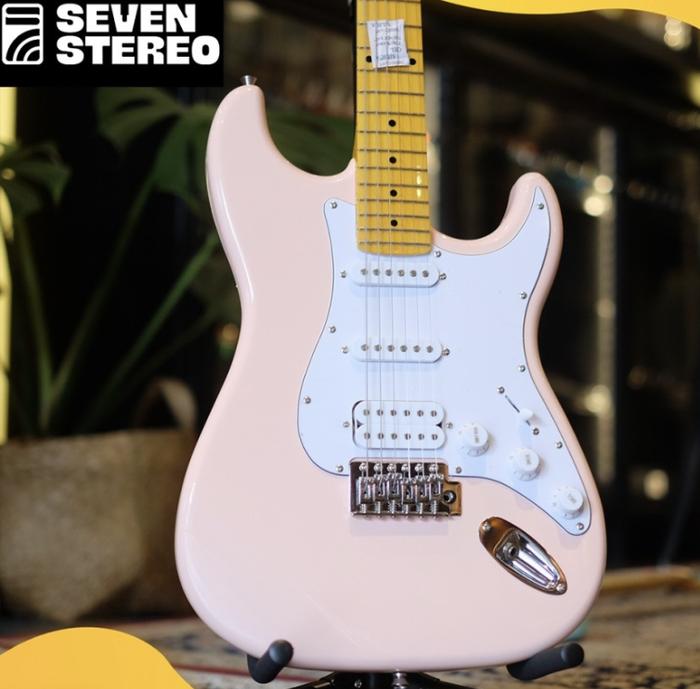 Gambar Scorpion SS120 HSS Stratocaster Electric Guitar Daphne Blue - Merah Muda dari Seven Stereo undefined Tokopedia