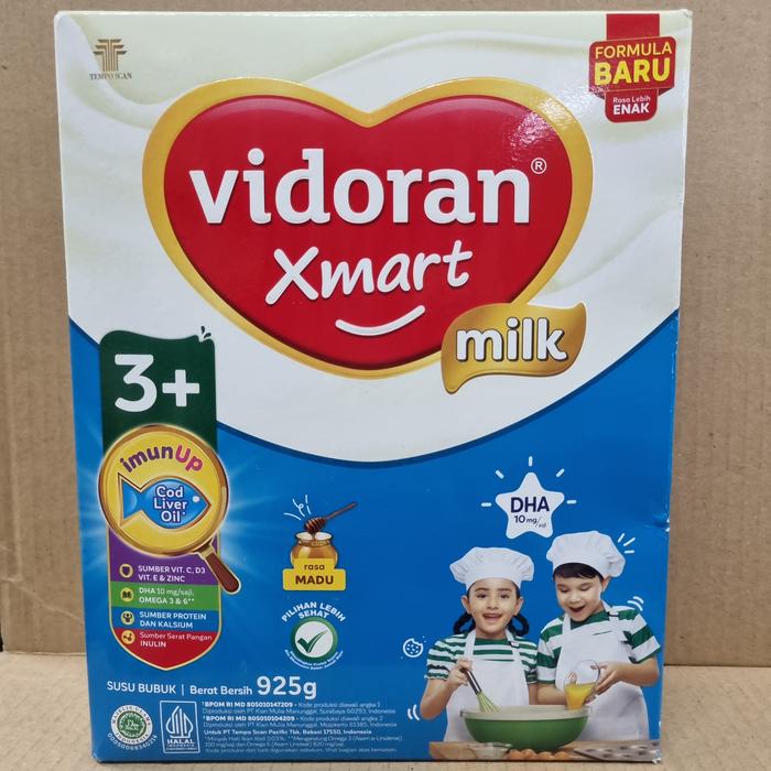 Gambar Susu Vidoran Xmart 3+ Madu 925g.Exp 2025.July dari Standar Jagakarsa undefined Tokopedia
