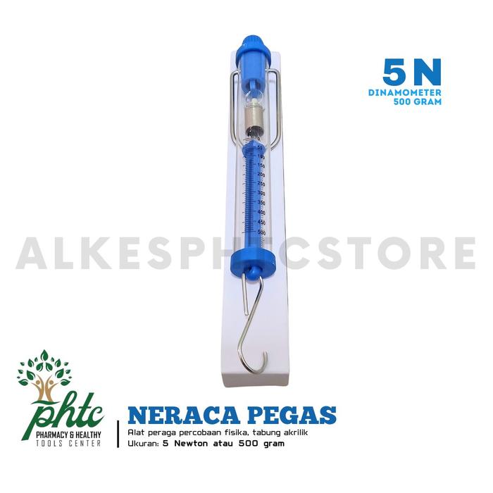 Gambar Neraca Pegas Tubular Acrylic l Timbangan Pegas Skala - 5N (500gr) dari alkesphtcstore undefined Tokopedia