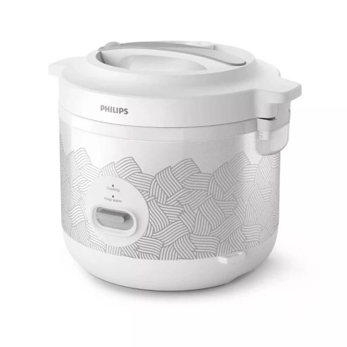 Gambar PHILIPS : HD3003 MAGIC COM RICE COOKER 3IN1 PHILLIPS 1,8 LT HD 3003 - Silver Motif dari HOKKI HOUSEWARE undefined Tokopedia