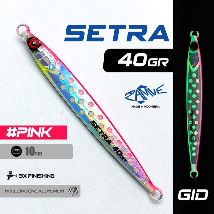 Gambar Metal Jig Polkadot Zamve Setra 40Gr Metal Jig 40Gr Metal Jig 40Gram - Pink dari Sagara Pancing undefined Tokopedia