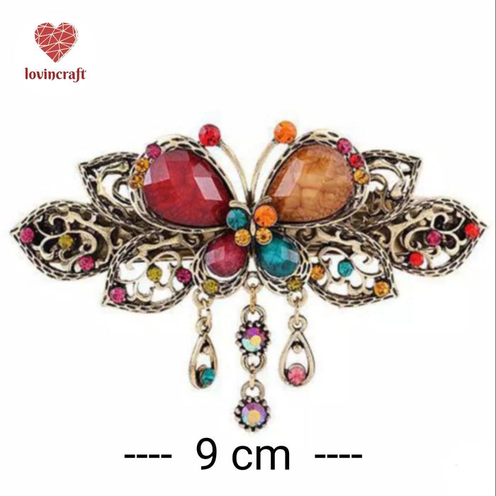 Gambar Jepit Rambut/Jepit Kerudung Trendy - Butterfly dari Lovincraft undefined Tokopedia