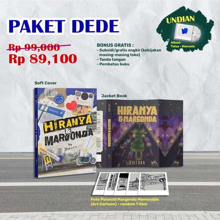 Gambar Buku Novel - Hiranya & Margonda - Zhitara - Bumifiksi - Dede dari bumifiksijakarta undefined Tokopedia