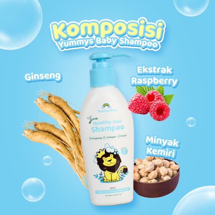 Gambar Penumbuh Rambut Bayi dan Vitamin Rambut Bayi YUMMYSBABY SHAMPOO & - Shampoo dari Helenwa Shop undefined Tokopedia