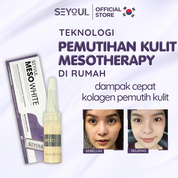 Gambar SEYOUL Mesowhite set Permutih Kulit Sel Induk /whitening Booster Insta dari Oisef Fry Elje undefined Tokopedia