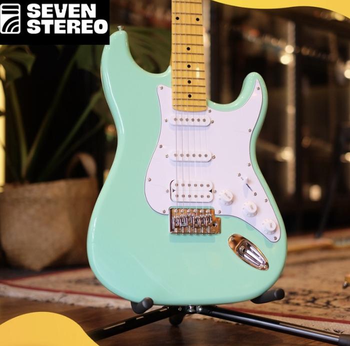 Gambar Scorpion SS120 Stratocaster Electric Guitar - Surf Green dari Seven Stereo undefined Tokopedia