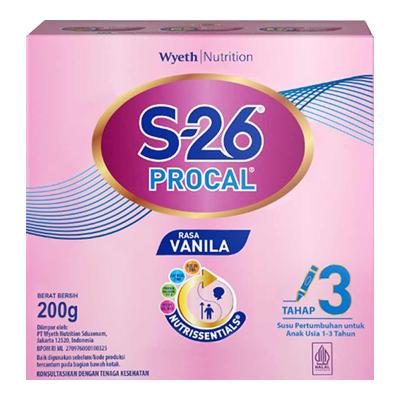 Gambar S-26 Procal Tahap 3 Susu Pertumbuhan Anak 1-3 Tahun Vanila Box 200 gr dari Ebony Olshop undefined Tokopedia