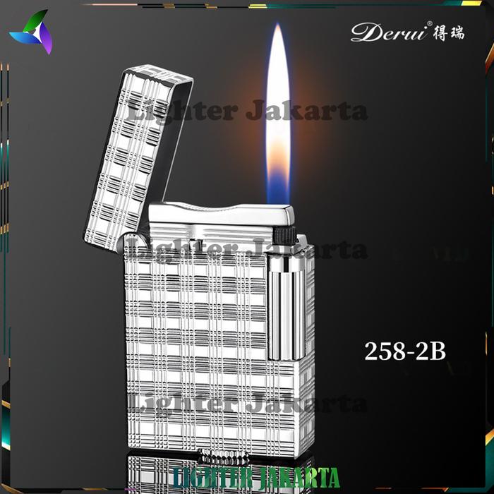 Gambar Korek Api Dupont Api Gas Brushed Derui Lighter DR-258 - 3 dari Lighter Jakarta undefined Tokopedia