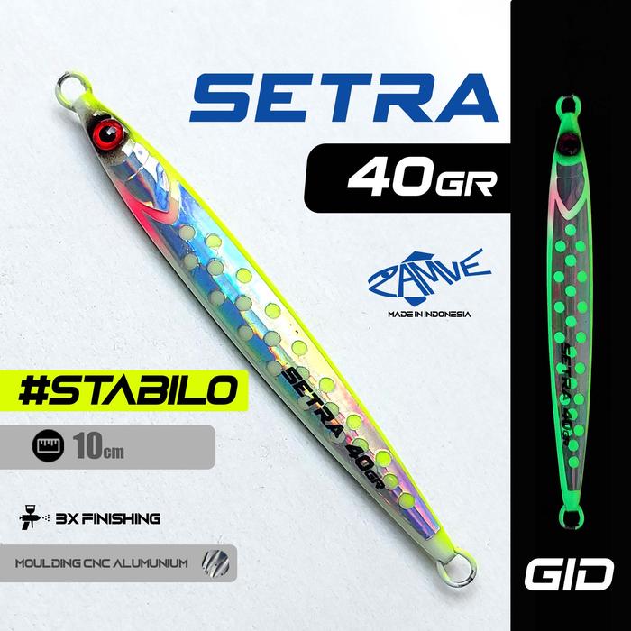 Gambar Metal Jig Polkadot Zamve Setra 40Gr Metal Jig 40Gr Metal Jig 40Gram - Stabilo dari Sagara Pancing undefined Tokopedia