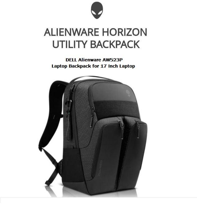 Alienware Area Alienware 17 Inch Laptop Bag Backpack Gaming