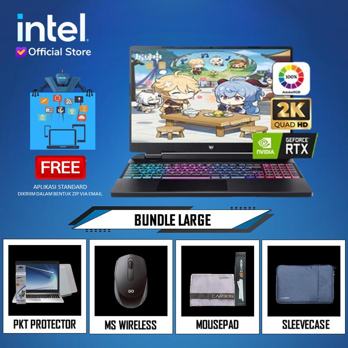 Gambar Acer Predator Helios Neo 16 PHN16 - RTX4070 I9 14900HX 16GB 1TB WQXGA - BUNDLE LARGE, 32GB + W11 PRO dari INTEL STORE ID undefined Tokopedia