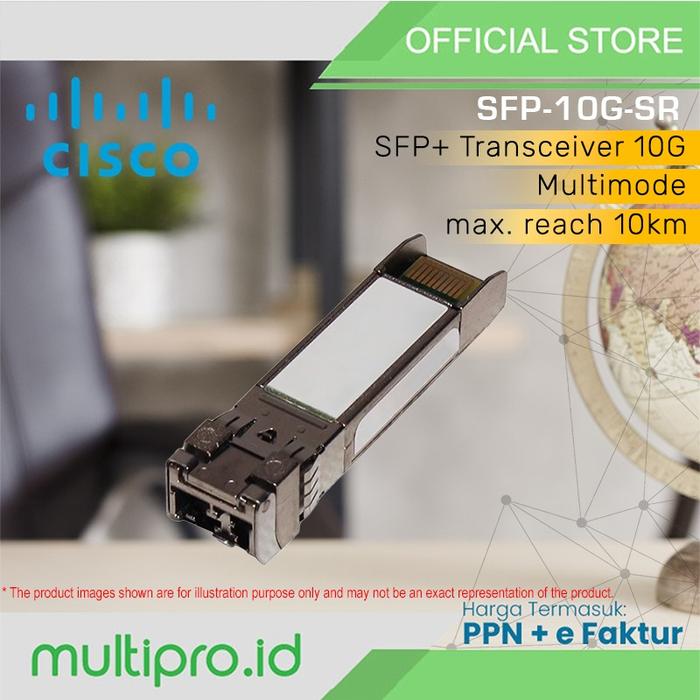 Promo Transceiver SFP+ Module Cisco 10Gbps 10G Multimode 400m SFP-10G ...