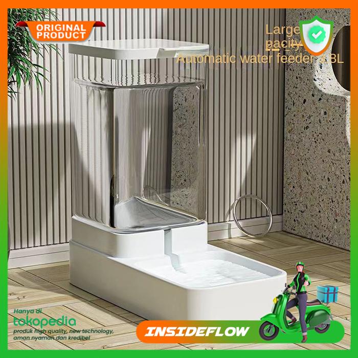 Gambar Water Dispenser Air Tempat Minum Hewan Kucing Anjing Otomatis 3.8L dari insideflow id undefined Tokopedia