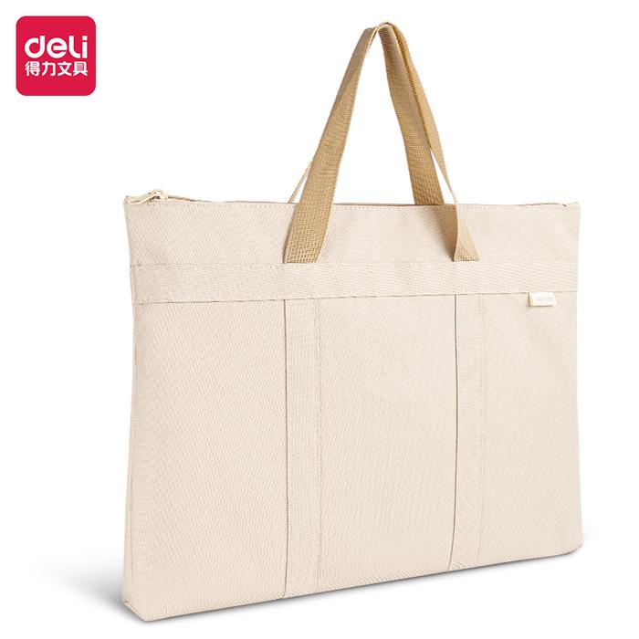 Gambar Deli Tas Dokumen Laptop / Office Briefcase 14 Inch Multifungsi 63788 - Cream dari Deli Office Automative undefined Tokopedia