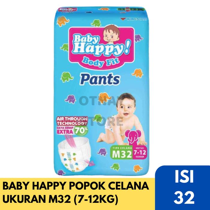 Gambar Popok Pempers Bayi Baby Happy Ukuran S, M, L, XL, XXL baby happy - M dari Otnay Store ID undefined Tokopedia