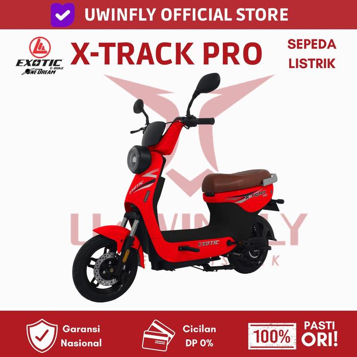 Gambar SEPEDA LISTRIK UWINFLY D8S DRAGONFLY D8S - XTRACKPRO RED dari U-Winfly Indonesia undefined Tokopedia