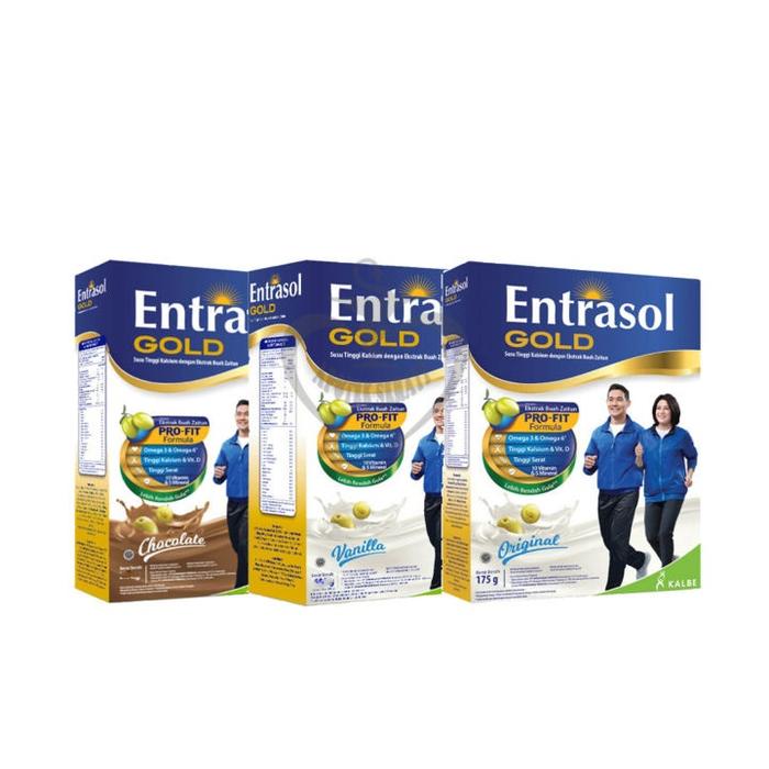 Gambar ENTRASOL GOLD SUSU BUBUK 170GR - Vanila dari Redmed Official Store undefined Tokopedia