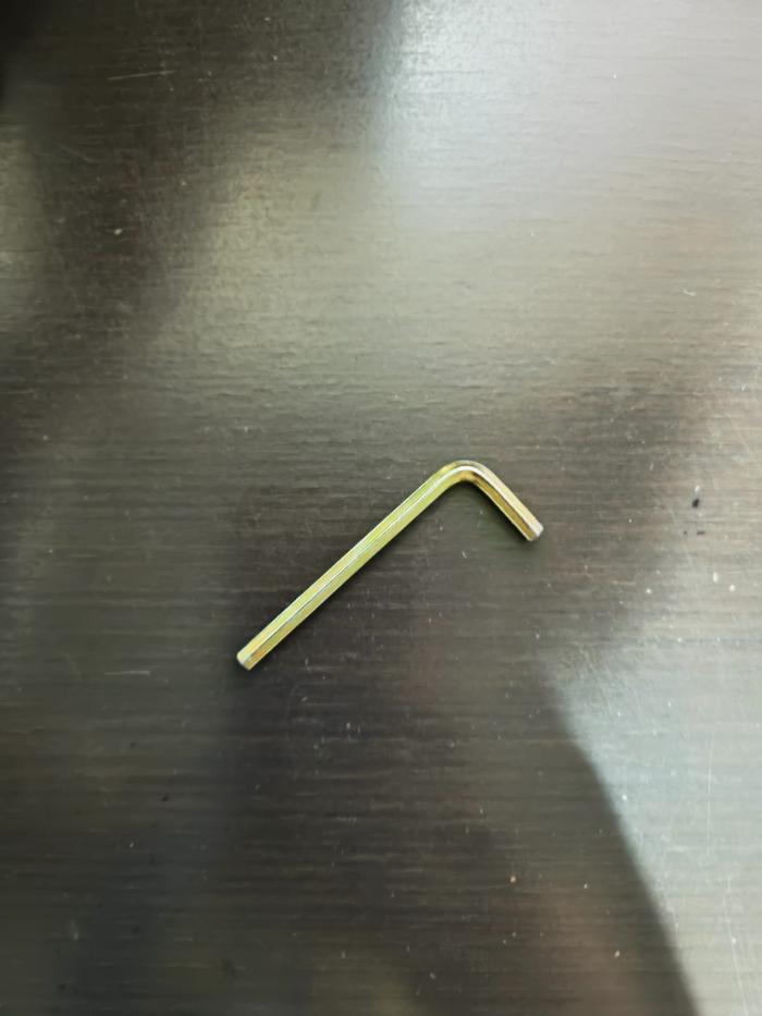 Gambar As Baut roda koper stainless steel single wheel double wheel luggage screw wheel high resistance kunci L - Kunci L 4mm dari broteck undefined Tokopedia