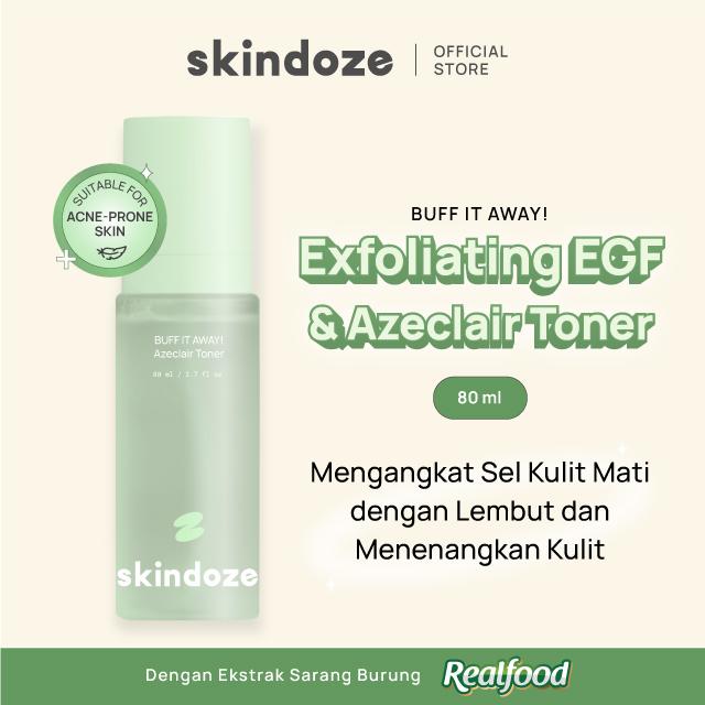Gambar SKINDOZE Buff It Away Azeclair Toner Eksfoliasi 80 ml - 80 ml dari Skindoze undefined Tokopedia
