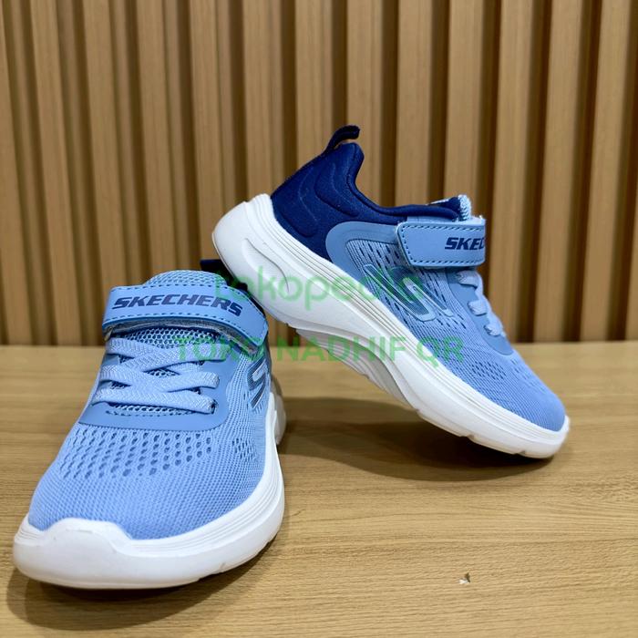 Gambar SEPATU ANAK PEREMPUAN LAKI LAKI SKECHERS BIRU NAVY TALI PEREKAT PREMIUM - 26 dari TOKO NADHIF Q.R undefined Tokopedia