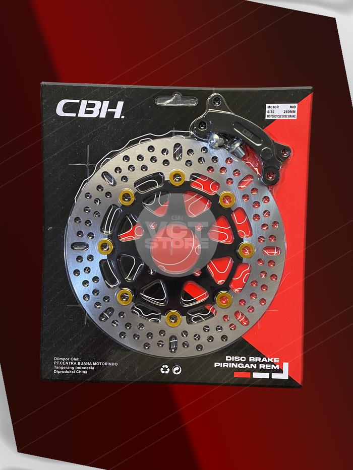 Gambar CBH Disc Brake/Piringan (Cakram) Rem Yamaha Mio 260mm - Gold dari VCT Store ID undefined Tokopedia