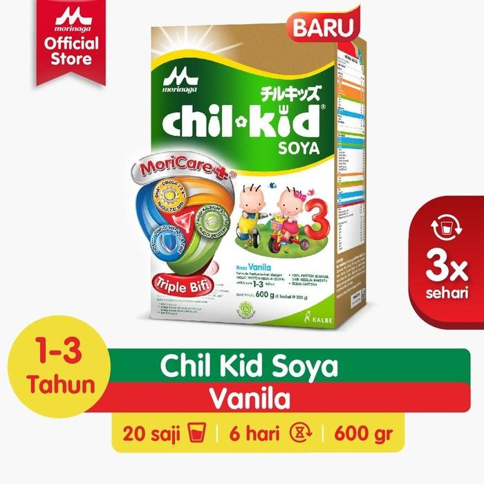 Gambar GANESA Morinaga Chil Kid Soya Susu Pertumbuhan Anak Usia 1-3 Tahun dari Ganesa Herbal undefined Tokopedia