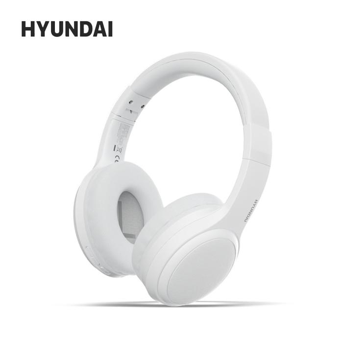 Gambar HYUNDAI H01 Wireless Wired Bluetooth Headphone Headset 5.3 AUX HiFi - Putih dari Queen-id undefined Tokopedia