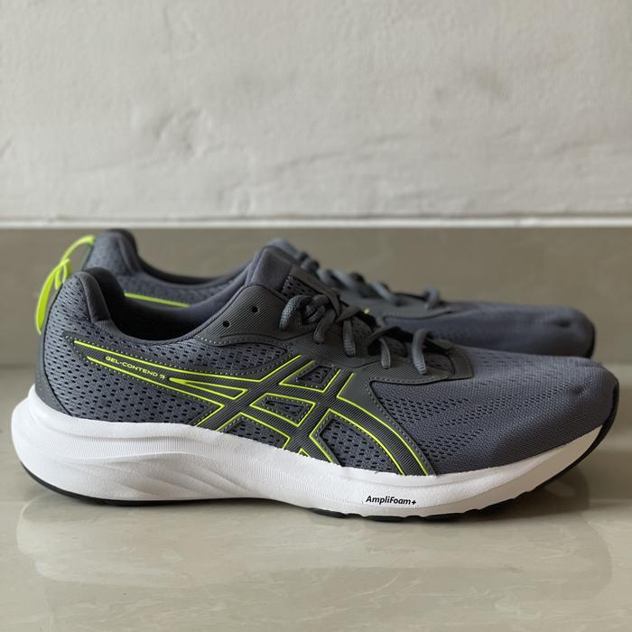 Gambar ASICS GEL CONTEND 9 SEPATU LARI RUNNING JALAN SIZE 45 46 UKURAN BESAR BIG RAKSASA JUMBO ORIGINAL - Abu-abu, 45 (28.5cm) dari KAKIGEDE undefined Tokopedia
