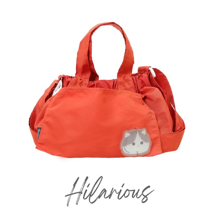 Gambar HILARIOUS Boulette Bag / Tas Selempang / Hand Bag / Tas 2 in 1 - Orange dari Hilarious Official Store undefined Tokopedia