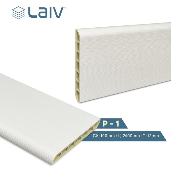 Gambar Plint wpc | LAIV Plint | Plint pvc | Aksesoris Lantai | Skirting Lantai - P-1 dari Rvinterior undefined Tokopedia
